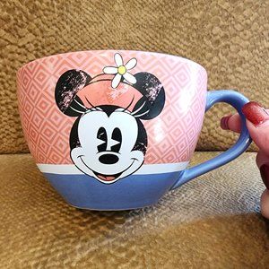 Disney Minnie Mouse Cappuccino Cup Coffee Mug Vintage Style Soup Mug 20 oz